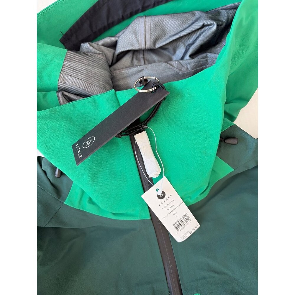 Aether Fusion Shell Jacket Dark Spring Size 0 NWT - Picture 6 of 7